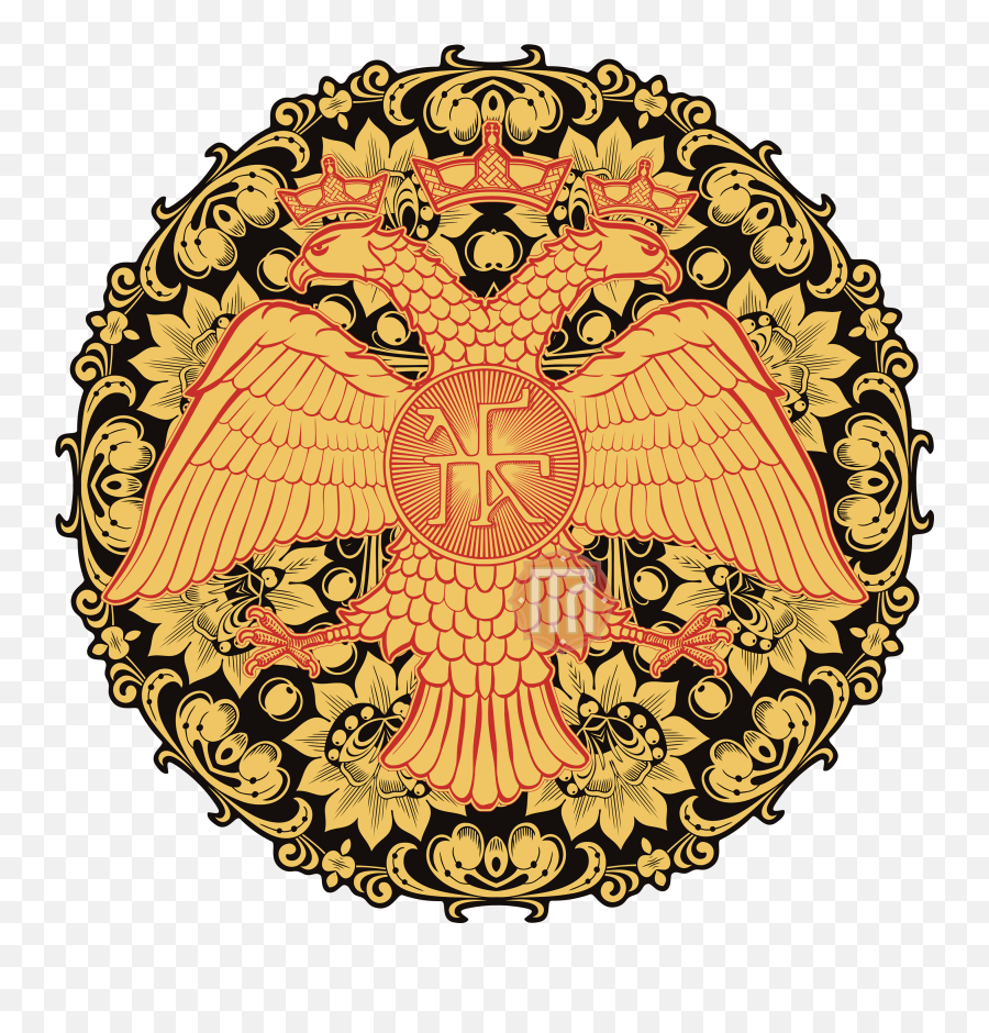 Byzantine Double - Headed Eagle On Behance Byzantine Double Headed Eagle Ink Png,Icon Byzantine Empire