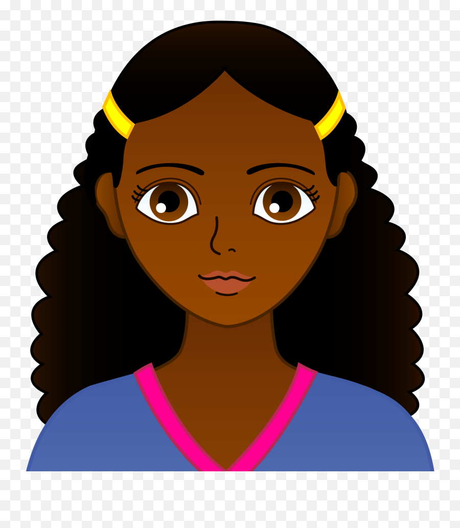 Transparent Women Black - Cartoon African American Girl Png,Black Woman Png