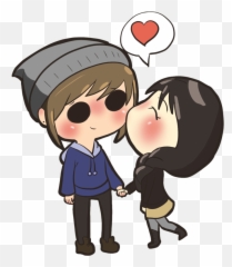 Couple Png - Google Search On We Heart It Dibujos Kawaii De Amor,Falling Hearts Png