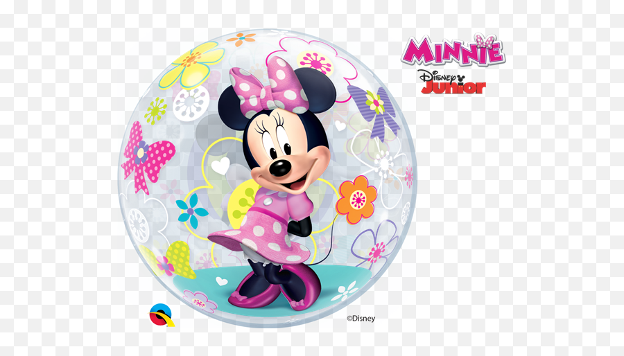 Eyelash Clipart Minnie Mouse - Bubble Minnie Mouse Balloons Png,Minnie Mouse Bow Png