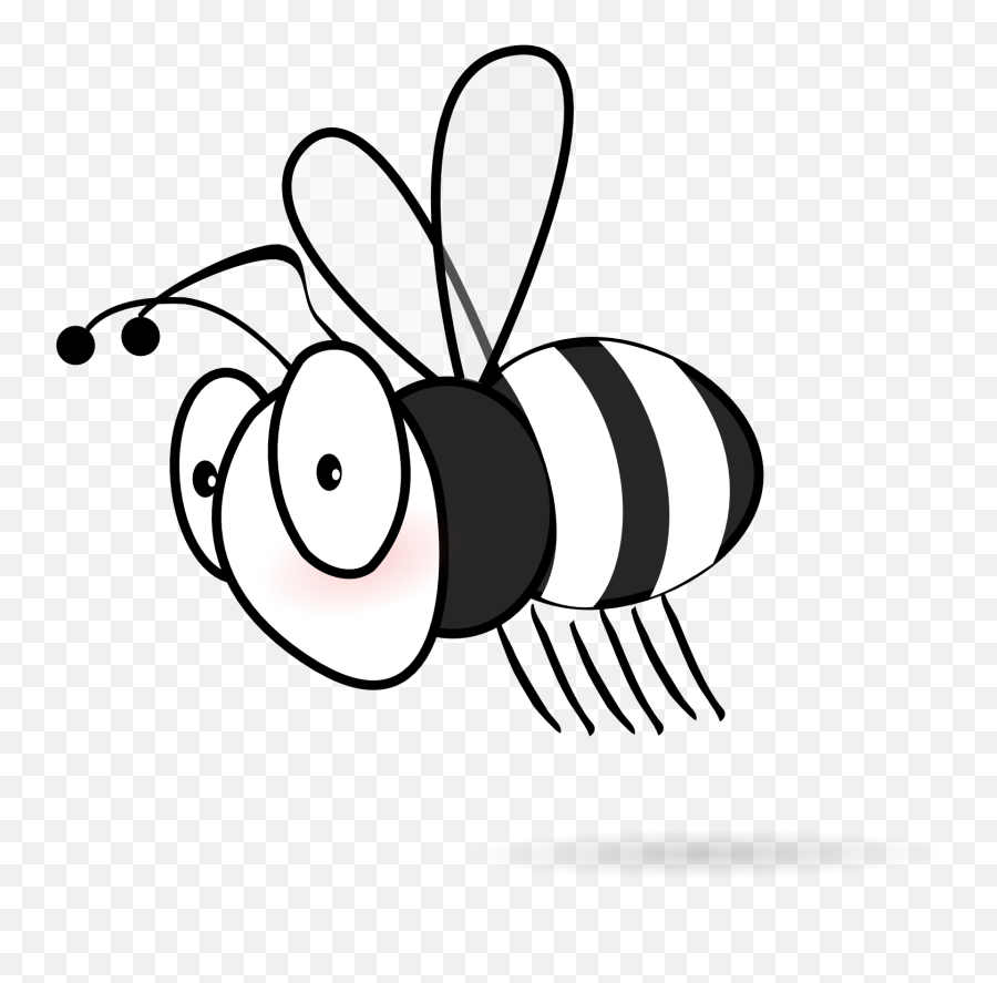 Bee Illustration - Bee Clip Art Png,Cartoon Bee Png