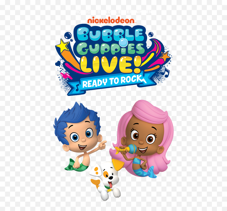 Picture - Bubble Guppies Live Ready To Rock Png,Bubble Guppies Png