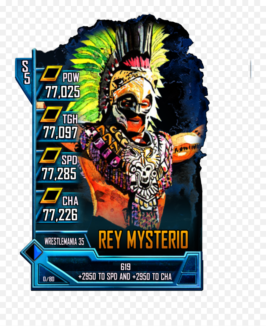 Wwesc S5 Rs Rey Mysterio - Undertaker Wrestlemania 35 Wwe Supercard Png,Rey Mysterio Png