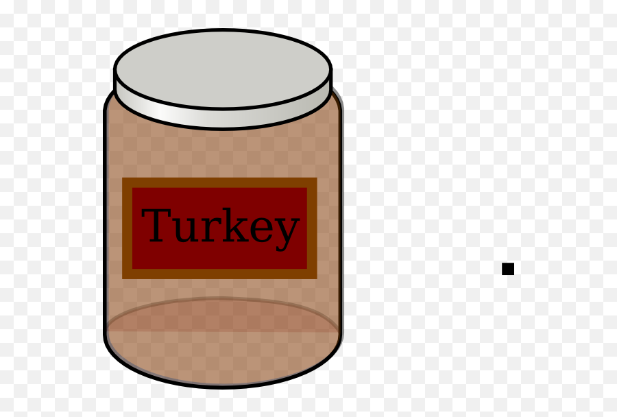 Turkey Baby Food Clip Art - Vector Clip Art Jar Clip Art Png,Turkey Clipart Png