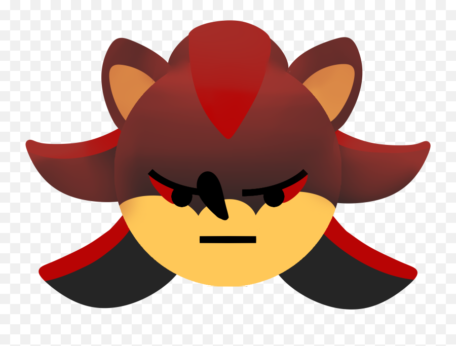 Angry Shadow Emoji In Case You Want To Show Your Inner Edge - Shadow The Hedgehog Emoji Png,Shadow The Hedgehog Logo