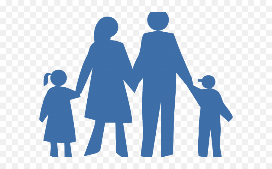 Family Silhouette Clipart - Family Shadow Clipart Png,Family Clipart Png
