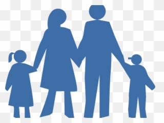 Family Silhouette Clipart - Family Shadow Clipart Png,Family Clipart Png