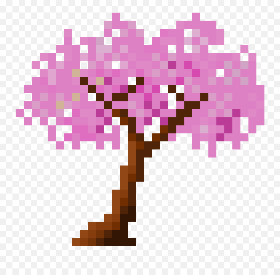Pixilart - Cherry Blossom Tree By Lostaiame Discovery Green Png,Cherry Blossom Tree Png