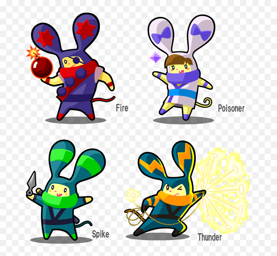 New From Line Game Speed Forward With Cute Mousy Ninjas - Line Ninja Strikers Png,Ninja Face Png