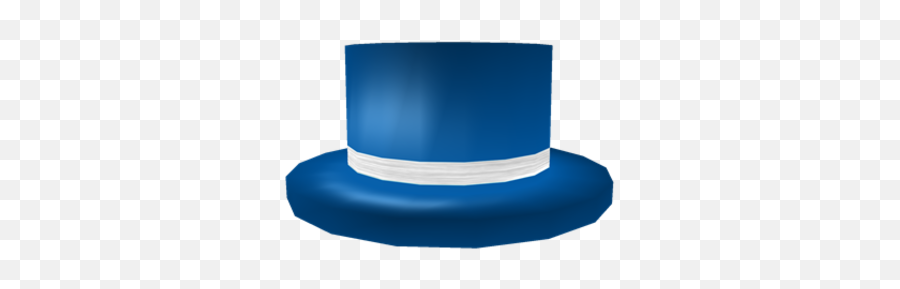 Blue Top Hat With White Band Roblox Wikia Fandom - Roblox Blue Banded Top Hat Png,Top Hat Png