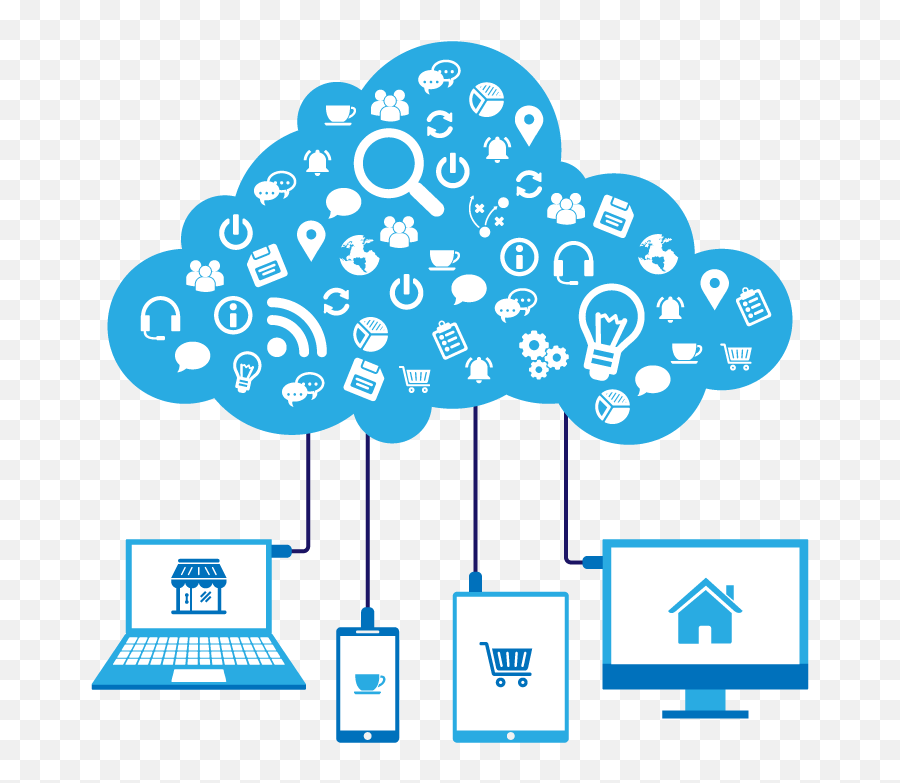 Transparent Cloud Technology Png - Cloud Computing Png,Technology Transparent Background