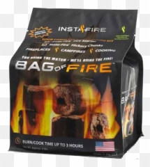 Combo Bag Of Fire And 30 Pack Starter - Igneous Rock Png,Fire Sparks Png