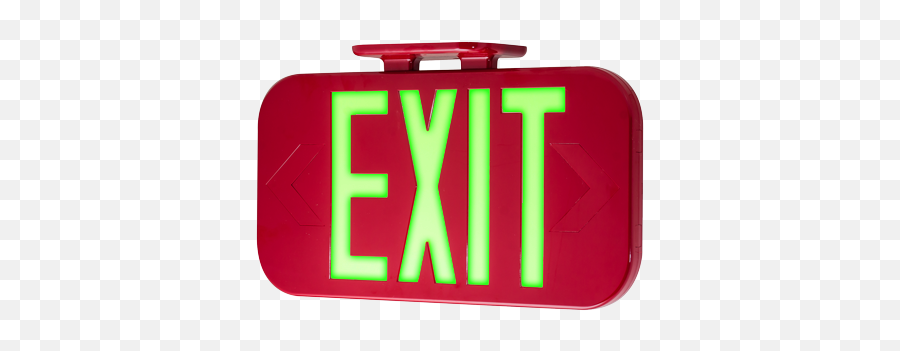 Shop Hybrid Exit Signs - Red Green Exit Signs Png,Exit Sign Png