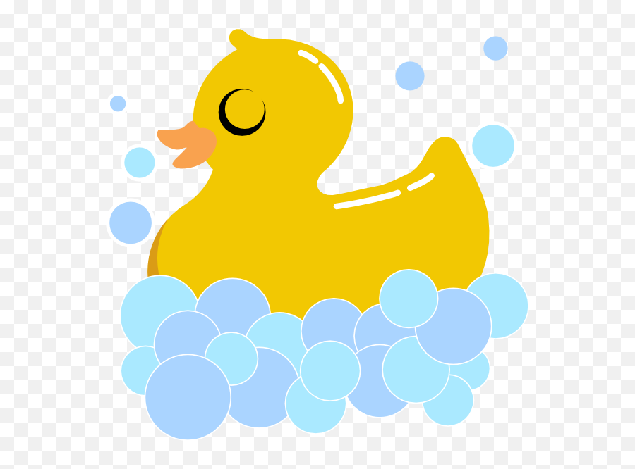 Rubber Duck With Bubbles Png U0026 Free - Duck In Bubbles,Rubber Ducky Transparent Background