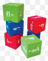 Foam Word Family Cubes Idu003d17637 - Reading Comprehension Png,Family Word Png
