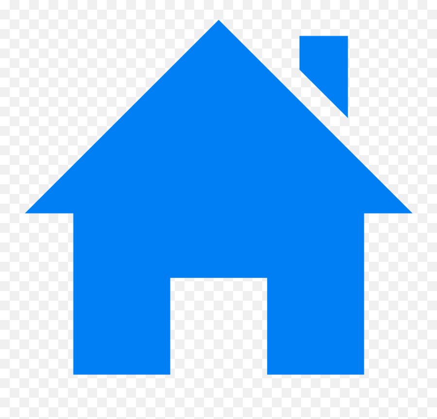 Icon Blue Png Clipart - Home Icon Blue Png Transparent,Home Icon Png