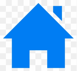 Icon Blue Png Clipart - Home Transparent
