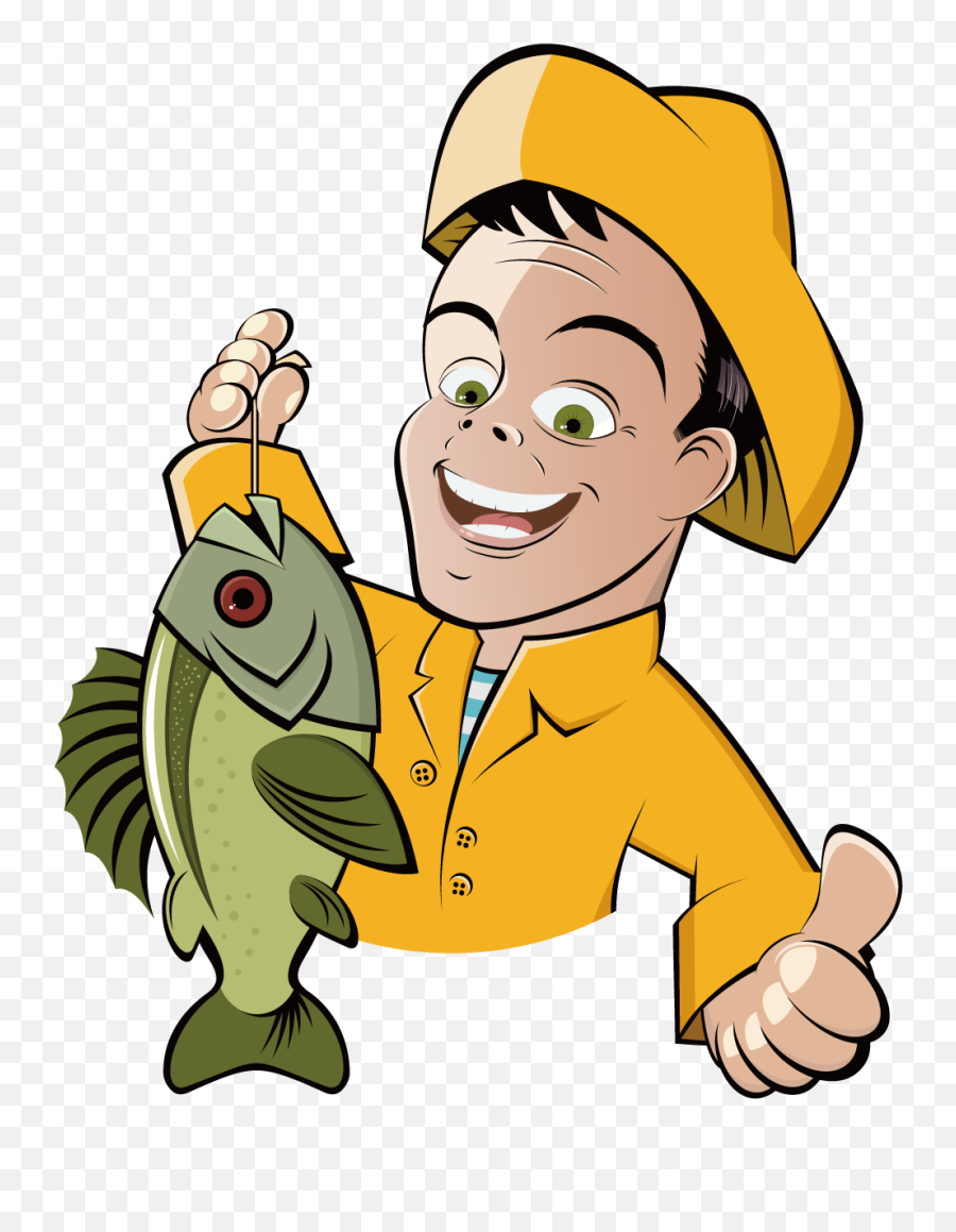 Fishing Cartoon Fisherman Clip Art - Cartoon Fisherman Png Fisherman Png Clipart,Fisherman Png