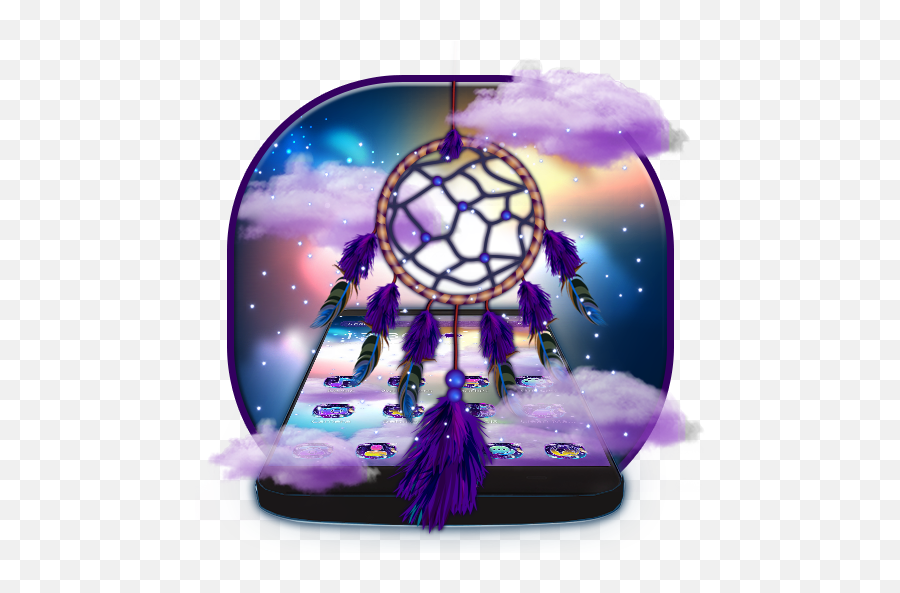 Purple Dream Catcher Theme U2014 Lietotnes Pakalpojum Google Play - Dream Catcher V11 Png,Dream Catcher Transparent Background