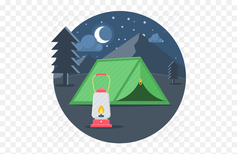 U0027camping And Adventure - Part 1u0027 By Popcornarts Night Camping Free Vector Png,Camping Png