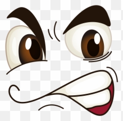 Download Obrazki Gify Cliprty Pinterest - Angry Face Clipart Png