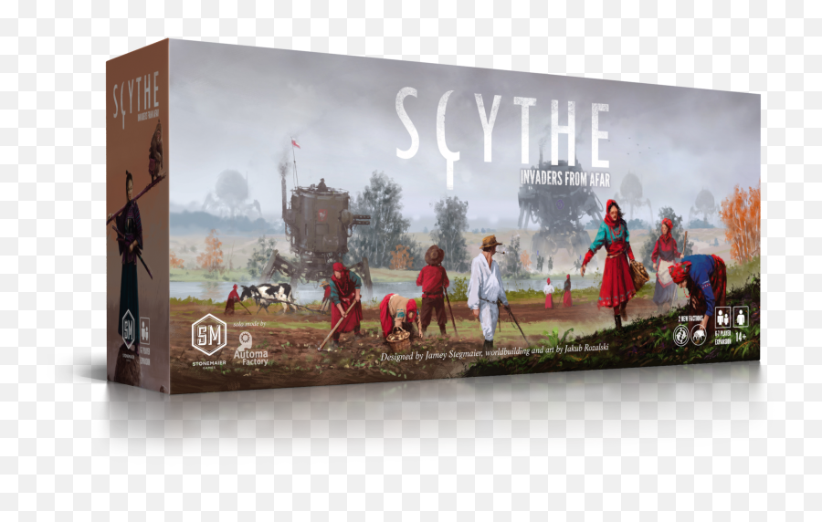 Scythe Invaders From Afar U2013 Stonemaier Games - Scythe Invaders From Afar Png,Scythe Png