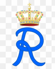 Letters R With Crowns Png Monogram - Royal Family Prince Crown,Crowns Png