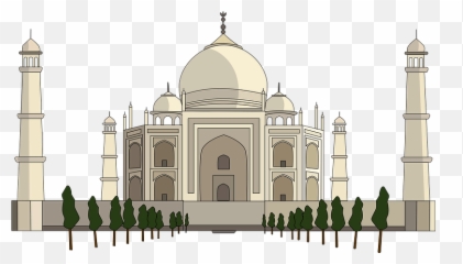 Taj Mahal Clipart Free Download Transparent Png Creazilla - Taj Mahal Clipart Png,Taj Mahal Png