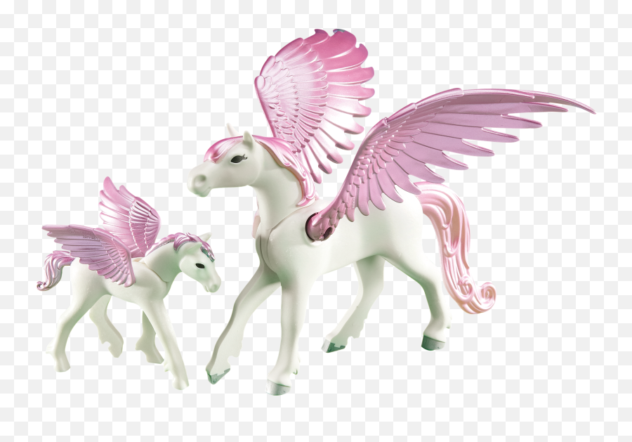 Pegasus With Foal - 6461 Playmobil United Kingdom Pegasus At Oyunca Lego Png,Pegasus Png