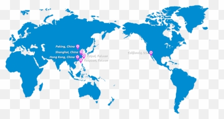 Flytech Locationscontact Us Technology Co Ltd - World Map With Asia In Middle Png,Taiwan Png