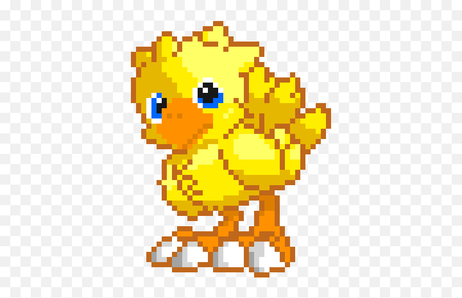 Chocobo - 8 Bit Pacman Ghost Png,Chocobo Png