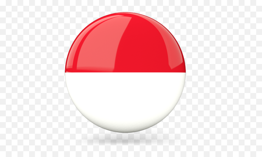 Glossy Round Icon - Round Indonesia Flag Icon Png,Indonesia Flag Png