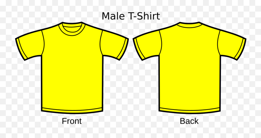 Yellow T - Shirt Png Svg Clip Art For Web Download Clip Art Vector Yellow Tshirt Png,T Shirt Clipart Png