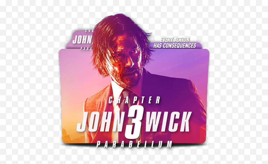 John Wick Chapter 3 Folder Icon - Designbust John Wick 3 Folder Icon Png,Fortnite John Wick Png