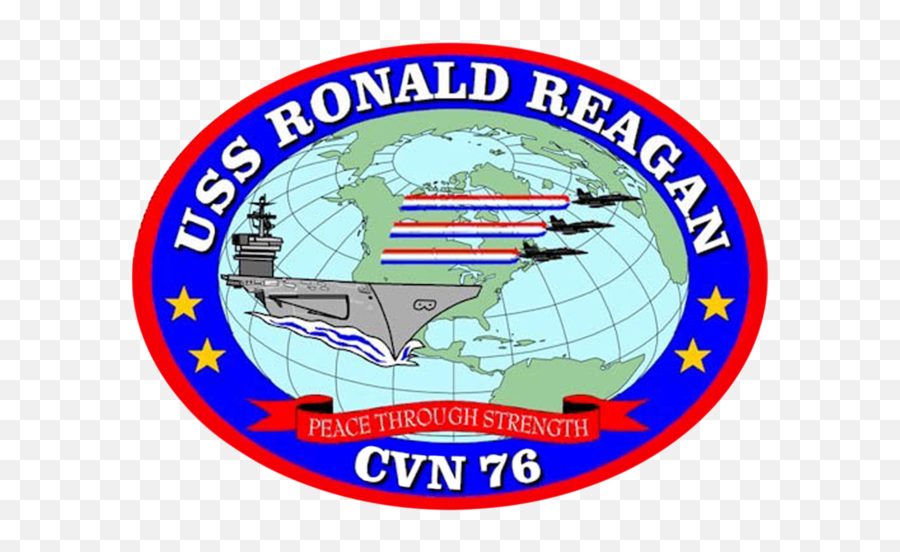 Uss Ronald Reagan Coa - Uss Ronald Reagan Cvn 76 Emblem Png,Ronald Reagan Png