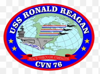 Uss Ronald Reagan Coa - Uss Ronald Reagan Cvn 76 Emblem Png,Ronald Reagan Png