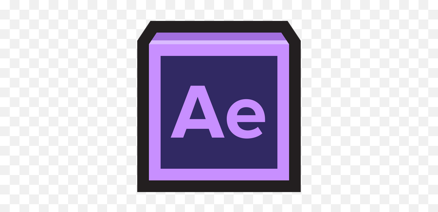 Adobe After Effects Icon Of Colored - Icono Adobe Illustrator Png,After Effects Icon Png