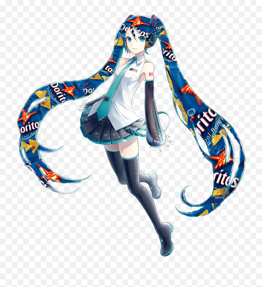 Hatsune Miku Doritos Hair Clipart - Don T Ask Questions You Aren T Prepared To Handle The Answers To Png,Doritos Transparent Background