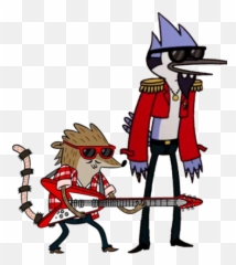 Future Mordecai And Rigby - Regular Show Future Rigby Png,Mordecai Png
