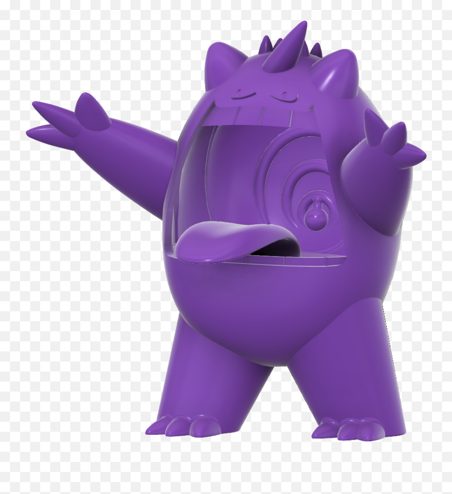 Download Free Stl File Gigantamax Gengar Pokemon - Gigantamax Gengar Full Form Png,Gengar Transparent