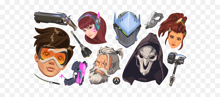 Overwatch Cursor Collection - Custom Cursor Fictional Character Png,Mei Blizzard Icon