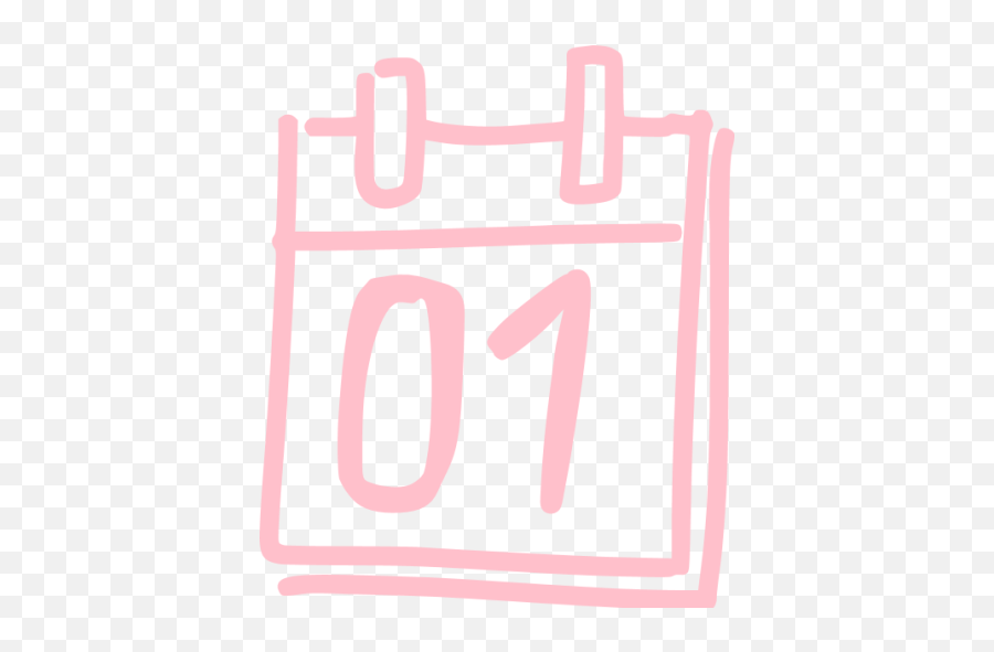 Pink Calendar 2 Icon - Transparent Pink Calendar Icon Png,Pink Calendar Icon