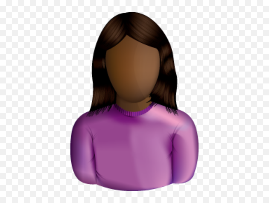 Black Female User 1 - User Icon 3d Black Women Png,Woman User Icon
