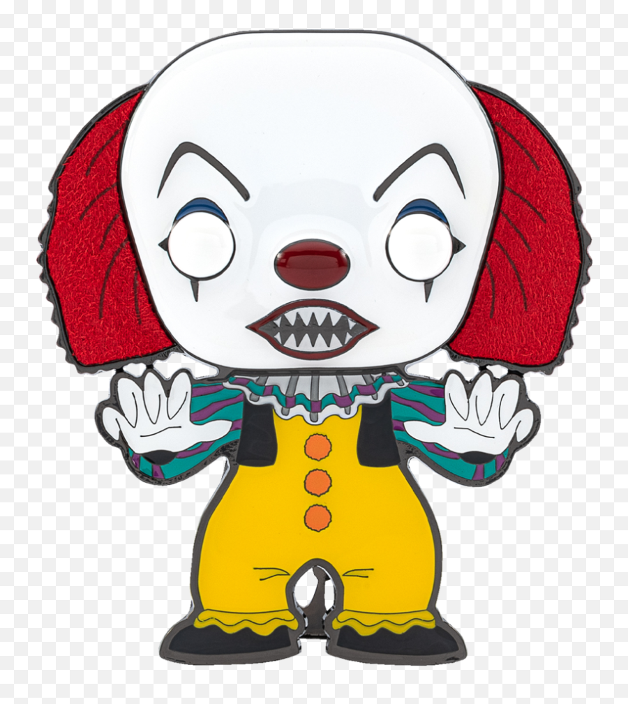 Pennywise 1990 Large Enamel Pop Pin - It The Movie Horror Pop Pins Png,Pennywise Lgbt Icon