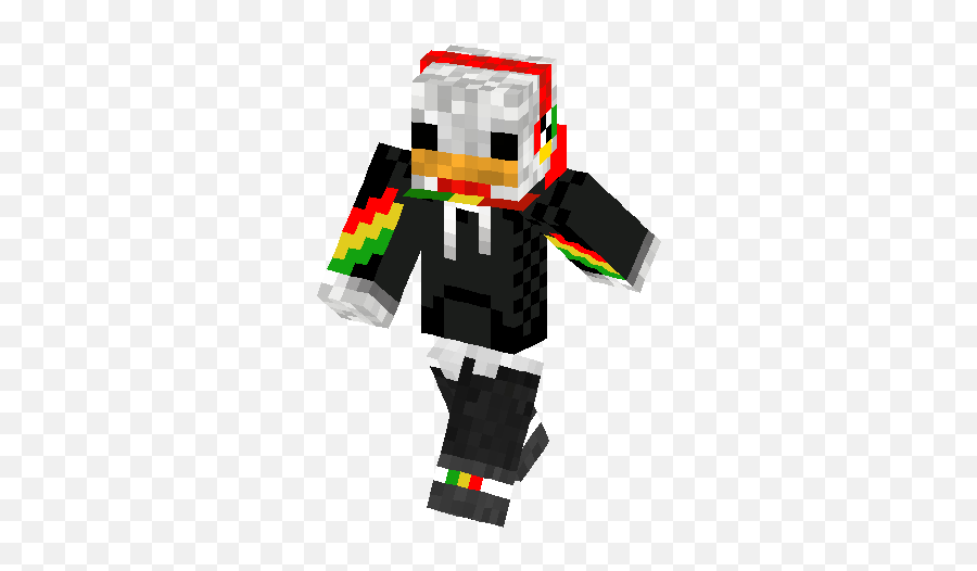 Download Dj Chicken Rasta Skin - Skin Minecraft De Dj Full Skin De Minecraft Diye Png,Minecraft Chicken Png