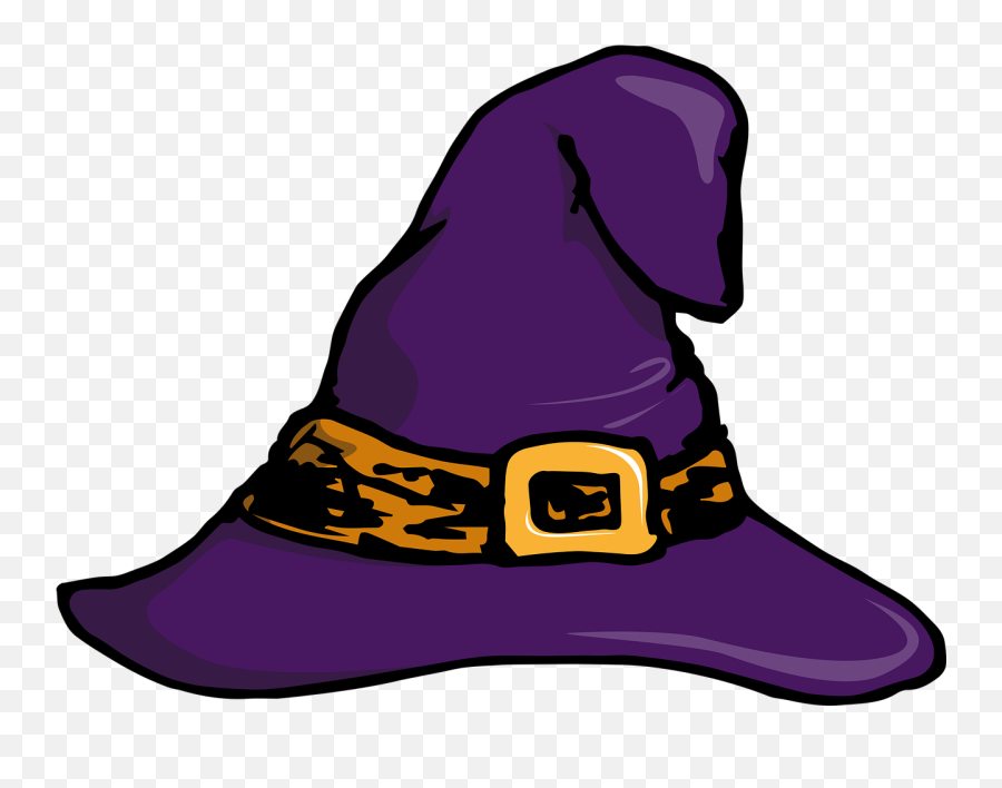 Halloween Witch Hat - Free Vector Graphic On Pixabay Costume Hat Png,Hat Icon Png