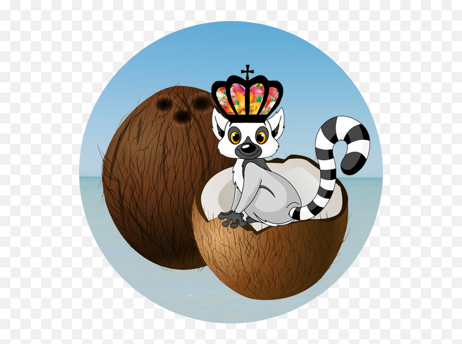 Lord Lemur In The Coconut - Brokerage Brewing Company Untappd Lemur Clipart Png,Lemur Icon