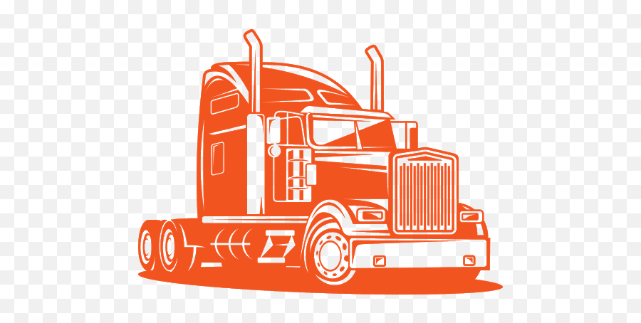 Trucking Services Nationwide Transport - Truck Vector Black White Png,Semi Truck Icon Png