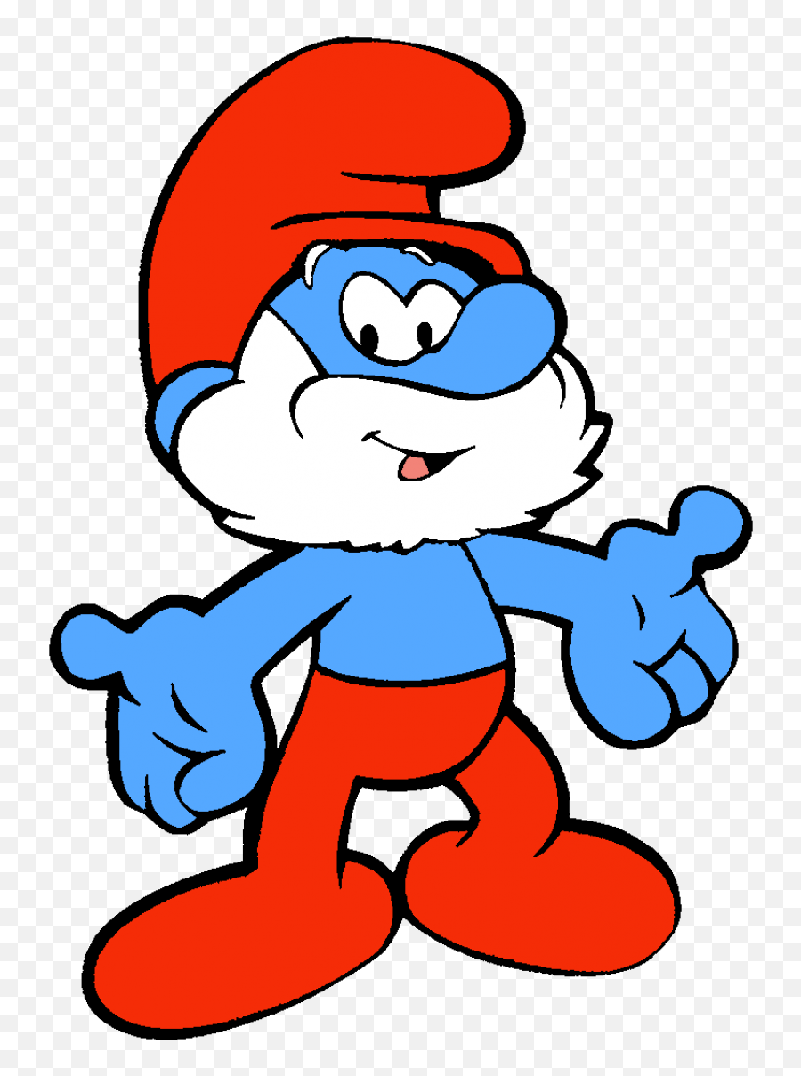 Papa Smurf Png Image - Papa Smurf,Smurfs Png