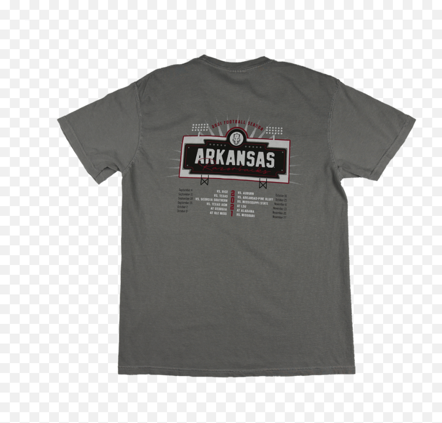 Arkansas Football Schedule 2021 Pocket T - Shirt Unisex Png,Ark Ts Icon